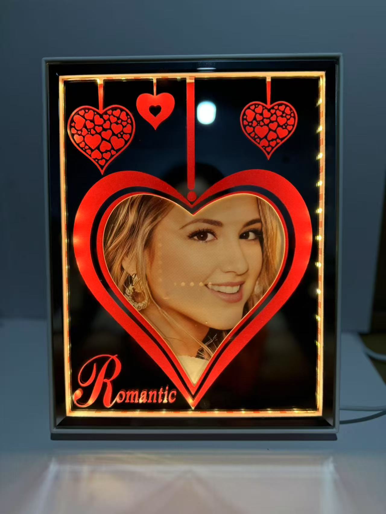 创意照片摆台文字相框仿古木纹相框画框家饰装饰框架多款可选 创意照片摆台相框