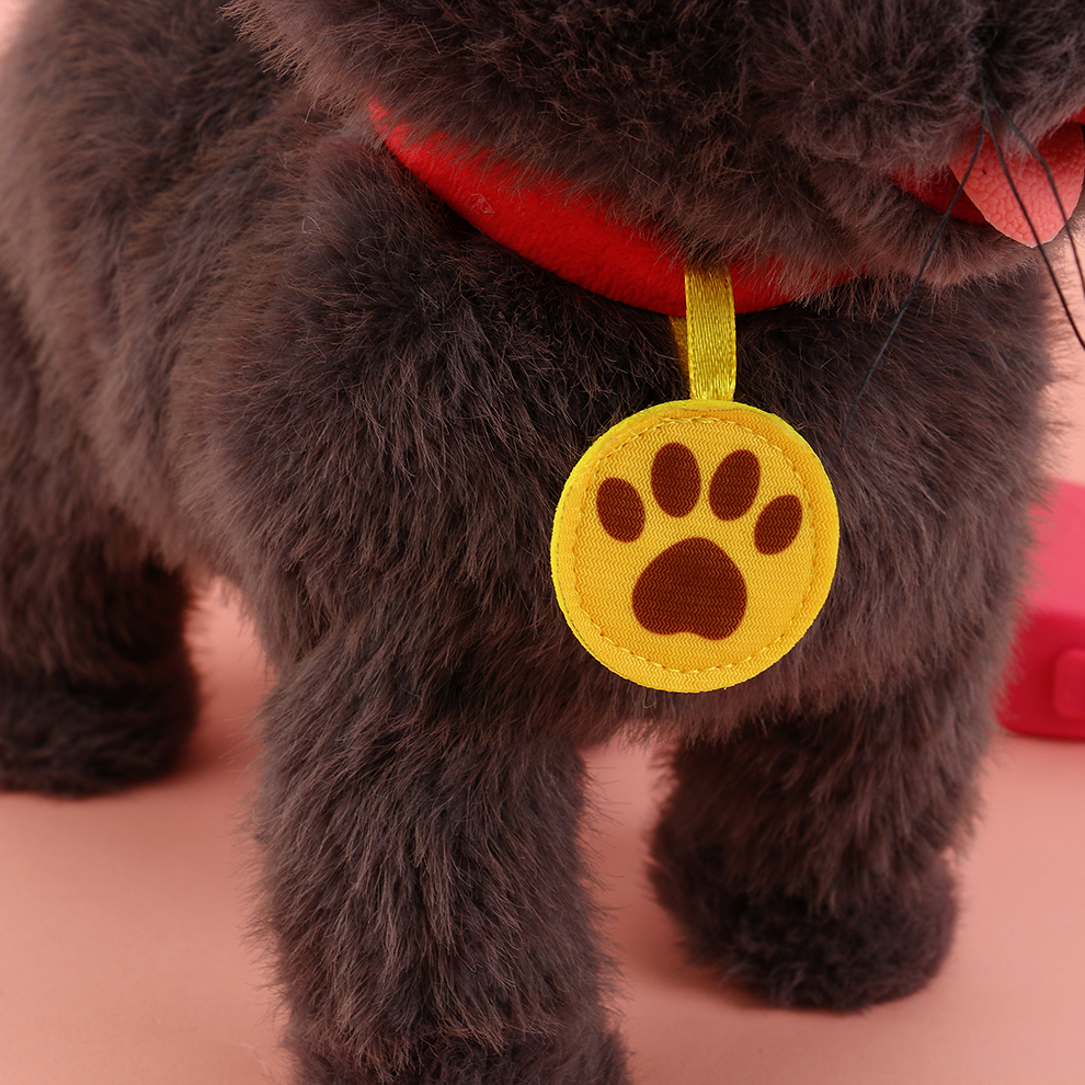 An electric plush kitten sings while taking a nap, records the nap as a reminder, and coquetters to lie on the pillow and fall asleep Item Picture