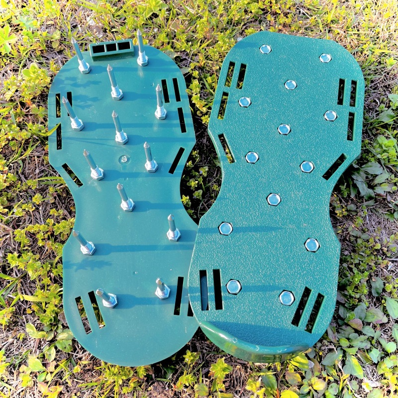 Garden grass cleats, garden cleats, soil loosening shoes, lawn inflatable soil loosening shoes, self-leveling epoxy gardening tools details Picture