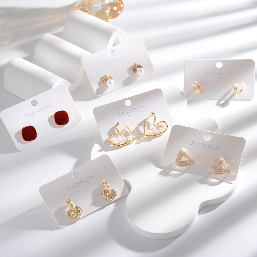 饰品/耳饰/耳钉/珍珠耳环/滴油细节图