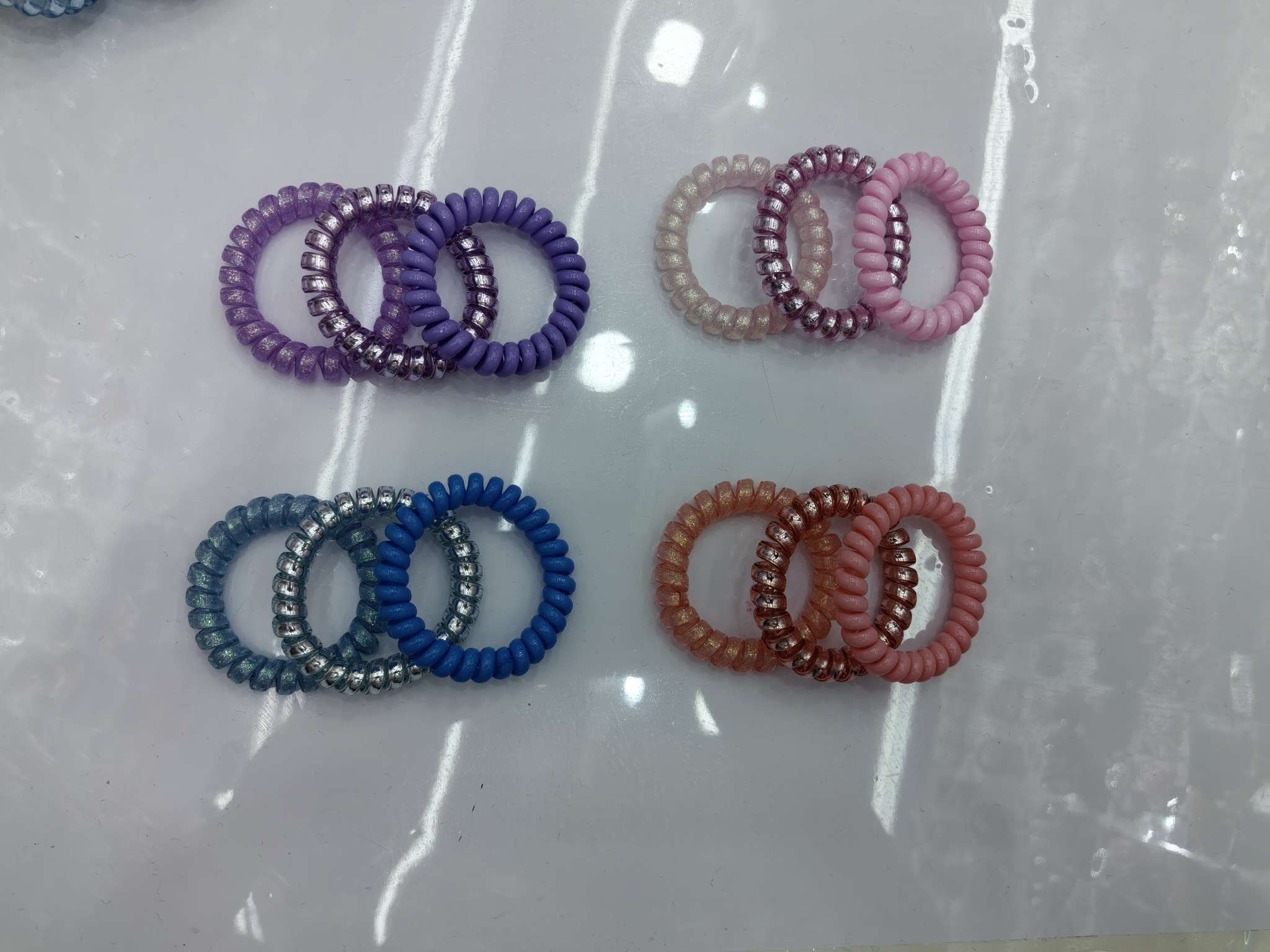 Large intestine hair bands, hair ties, hair accessories, Korean simple hair bands, hair bands, large intestine hair bands, versatile student hair accessories details Picture