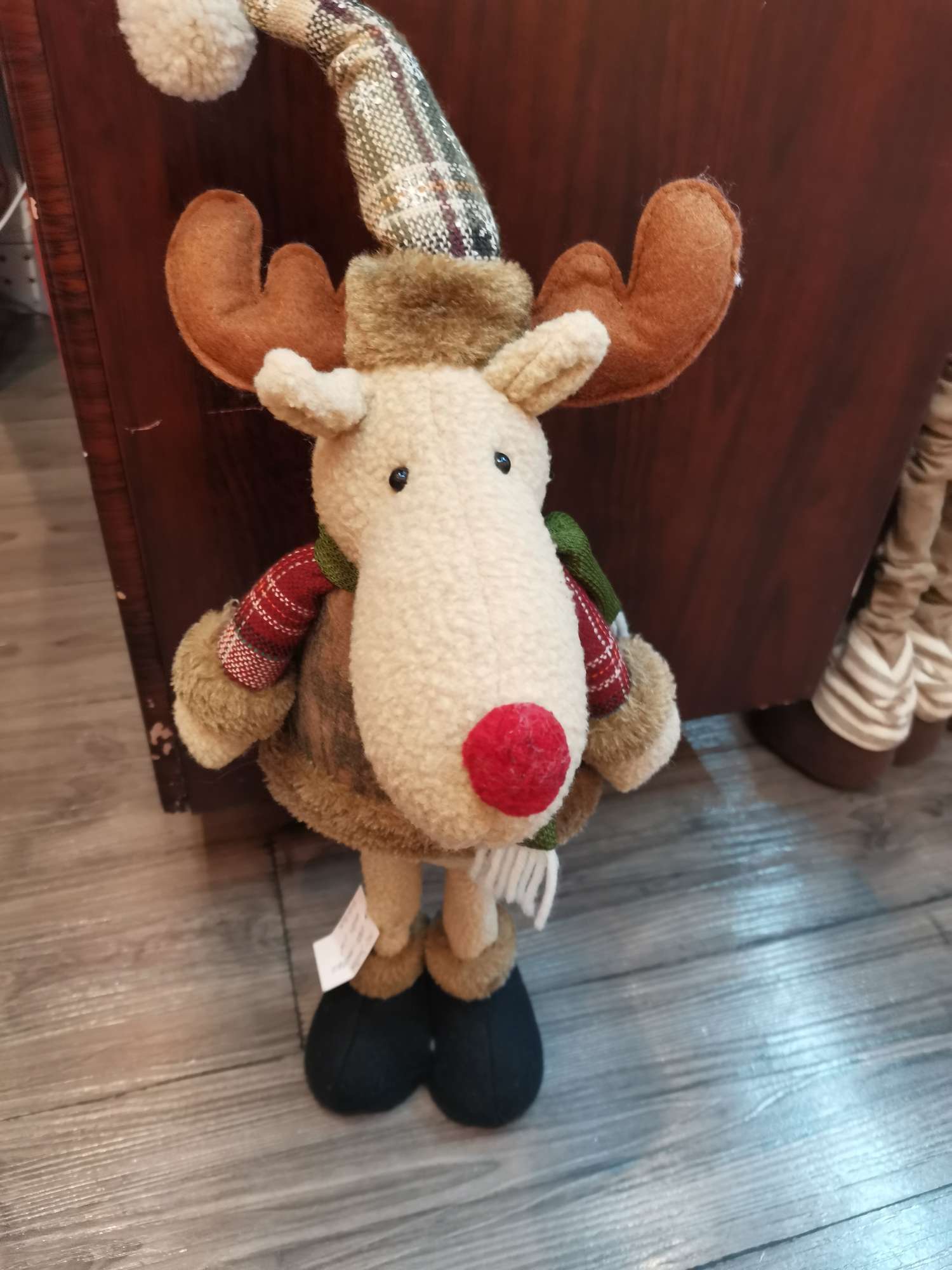 514站姿老人 雪人 麋鹿伸缩款 圣诞装饰工艺品详情图4