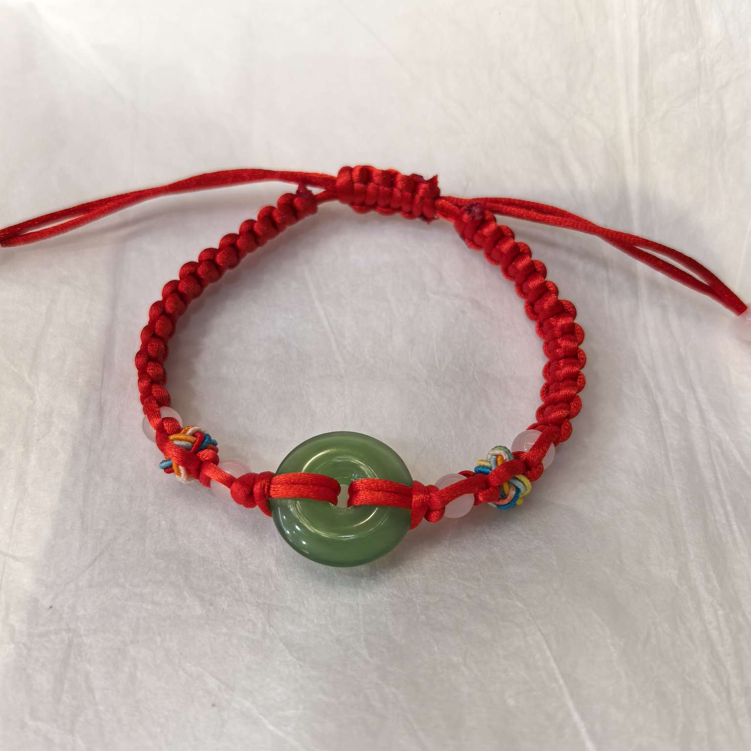 手编红绳平安扣饰品批发男女情侣款详情图6