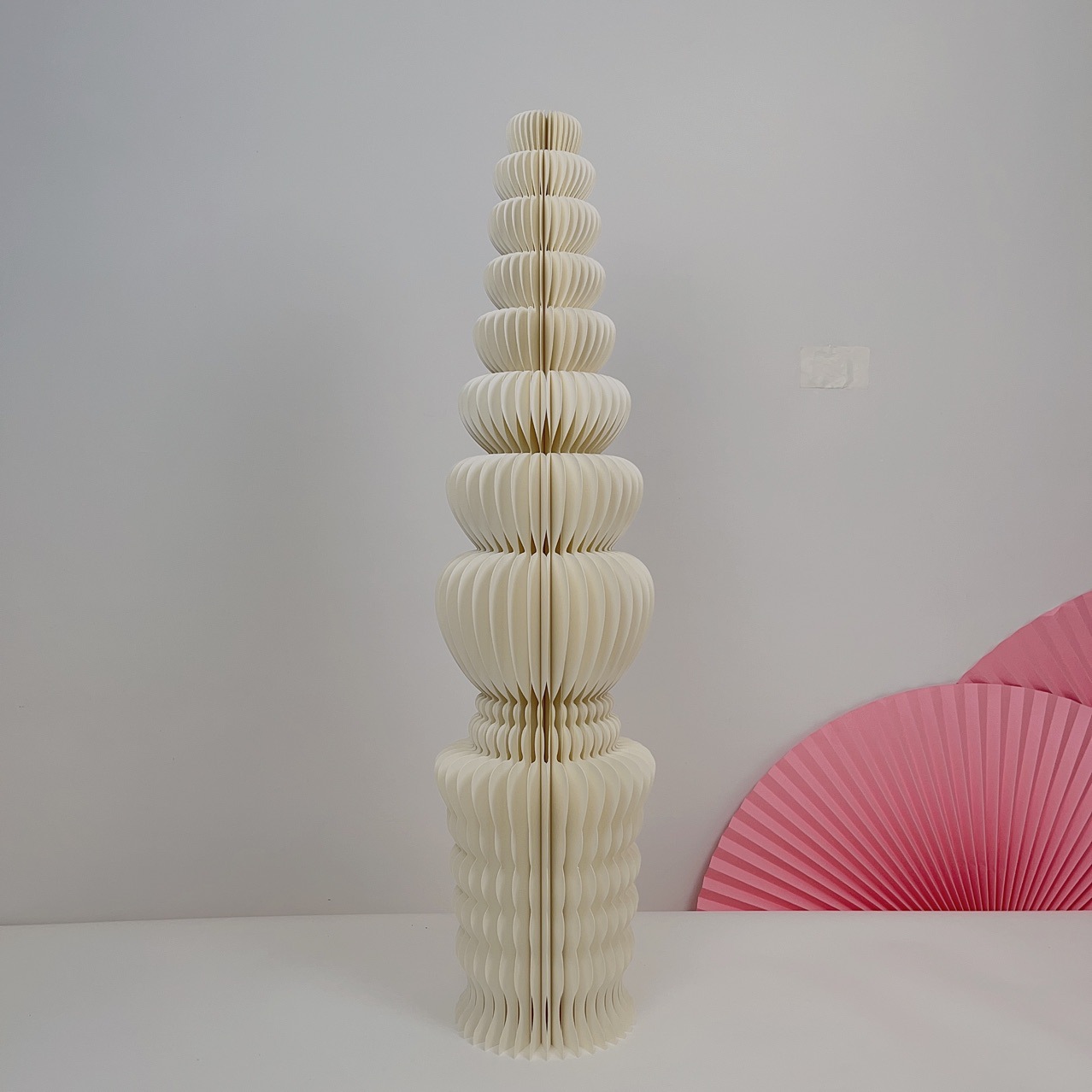 Cactus organ paper art ornaments, exhibition decoration, origami display stand, balloon party, baby banquet, wedding dessert props