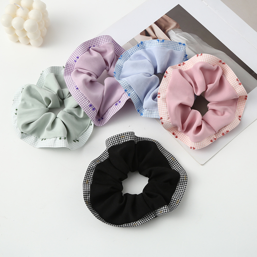 饰品发圈大肠头绳头饰发圈大肠圈时尚百搭发饰品配件女款简约潮流夏日小清新蛮腰发圈详情图3