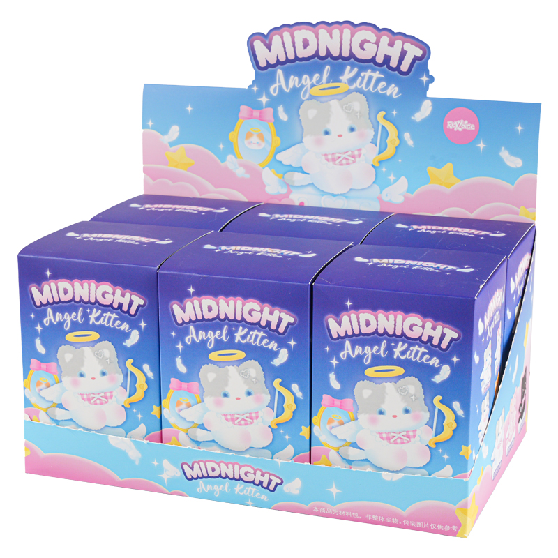 Midnight Angel Kitten DIY Twisty Stick material Pack Blind Box Cute Cat Make by yourself, full of achievement. There are teaching videos, even beginners can do it without any problem Item Picture