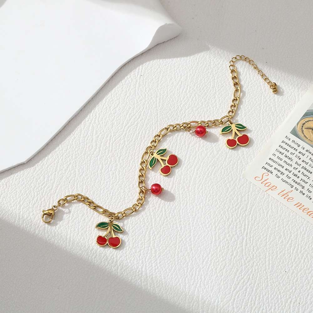 Crystal bracelet and string, fashionable jewelry for women, simple, individual and trendy bracelet accessories, versatile gifts for girls detail image 3