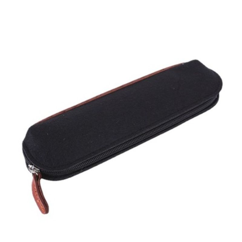 厂家供应时尚毛毡铅笔收纳袋毛毡笔袋批发可加logo