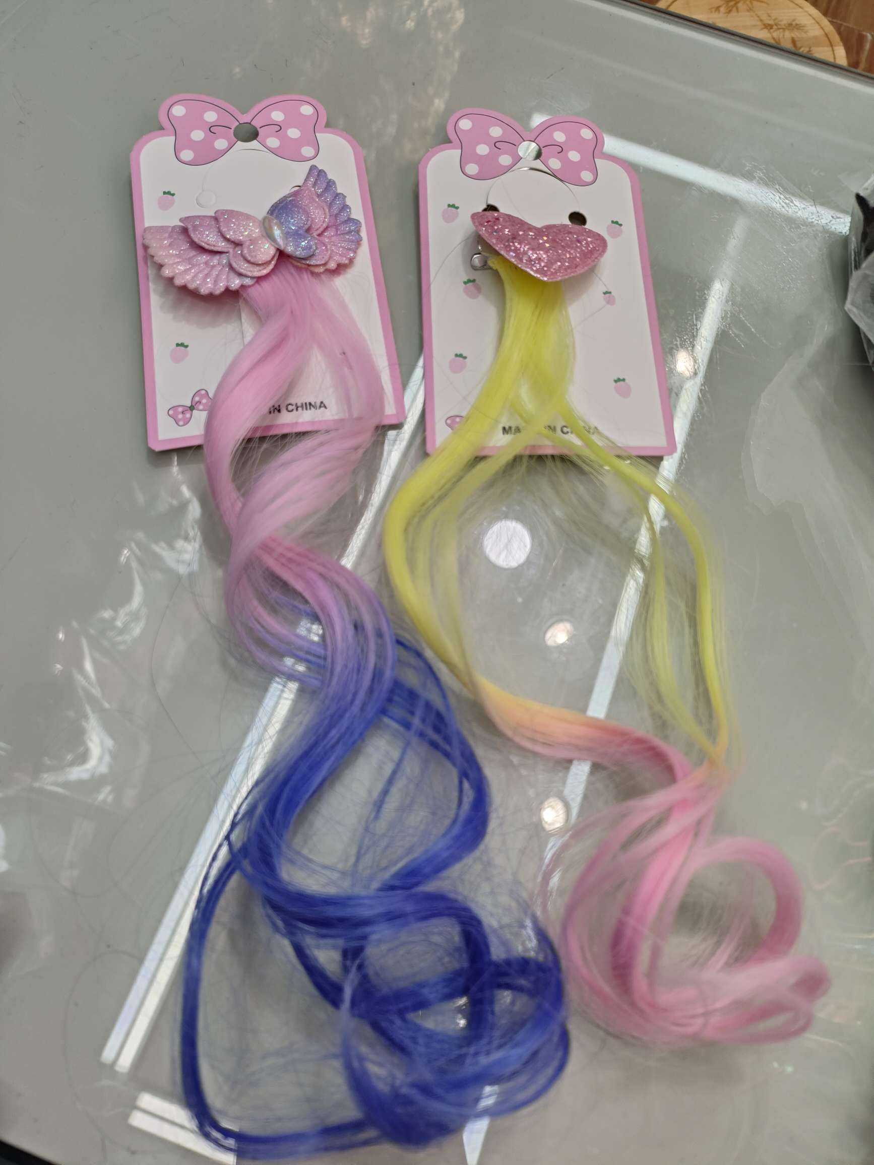 Children's hair clips, girls' wigs, braids, cute bows, hair accessories