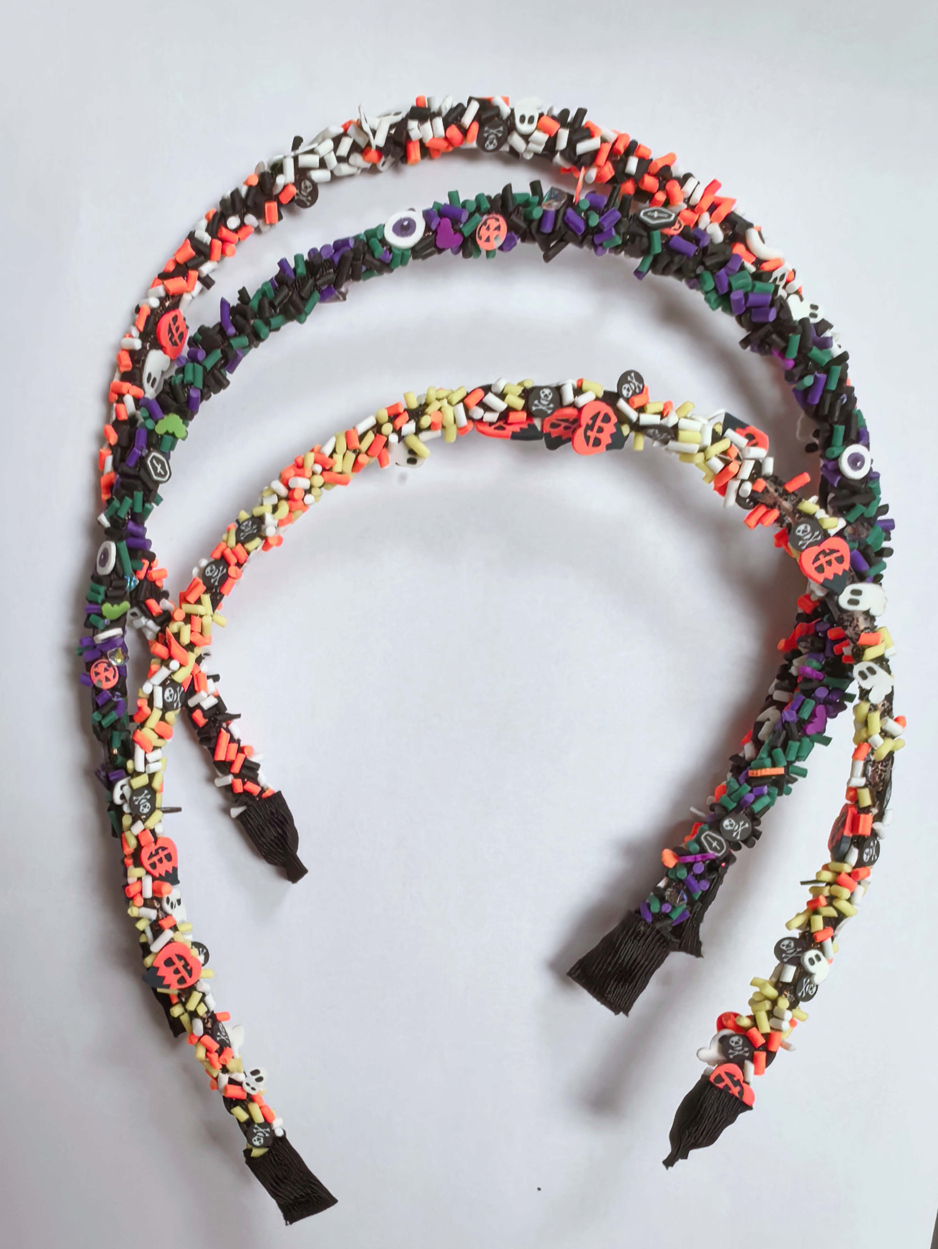 跨境欧美热销时间新款发箍万圣节头饰甜甜圈糖果色头箍少女百搭