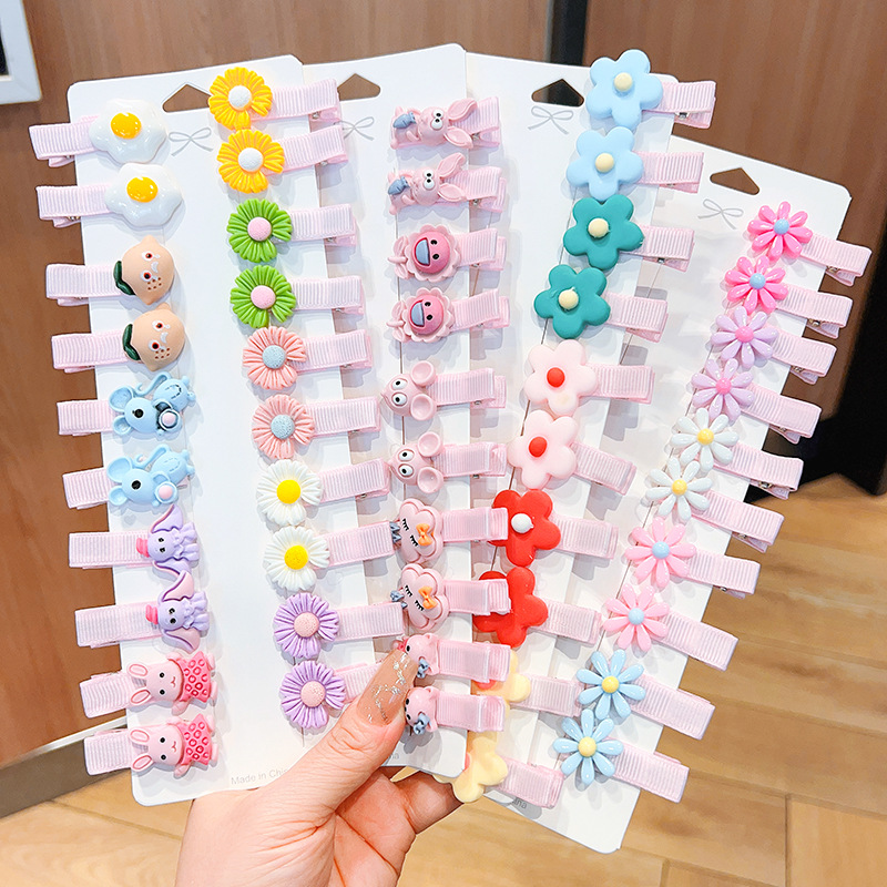 新款可爱儿童发夹小女孩小发卡女童鸭嘴夹发量少婴儿夹刘海夹