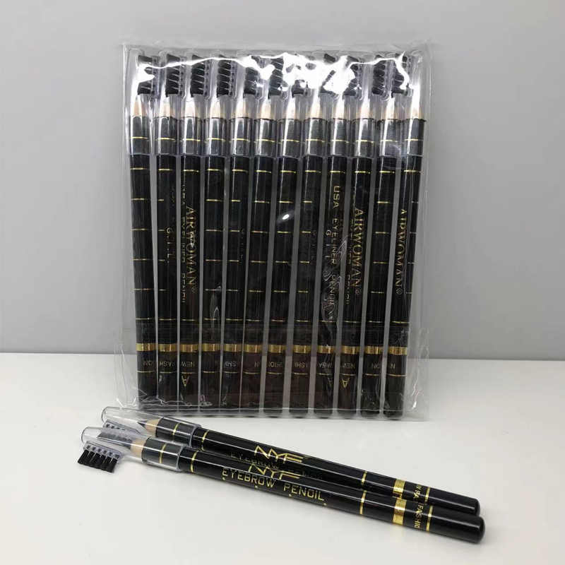 带卷笔刀亨丝木质眉笔野生眉根根分明持久防水防汗不易晕染化妆师专用详情1