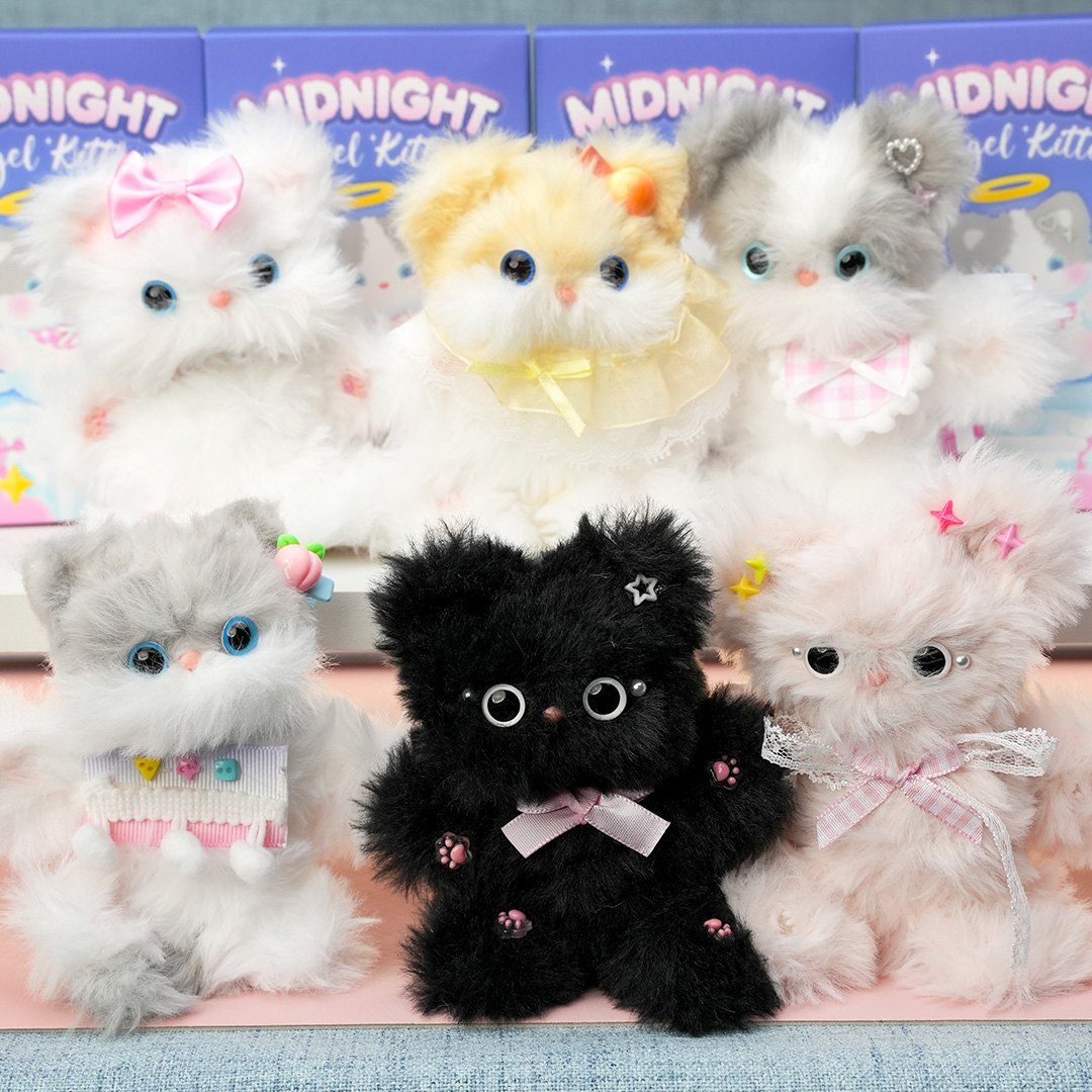 Midnight Angel Kitten DIY Twisty Stick material Pack Blind Box Cute Cat Make by yourself, full of achievement. There are teaching videos, even beginners can do it without any problem