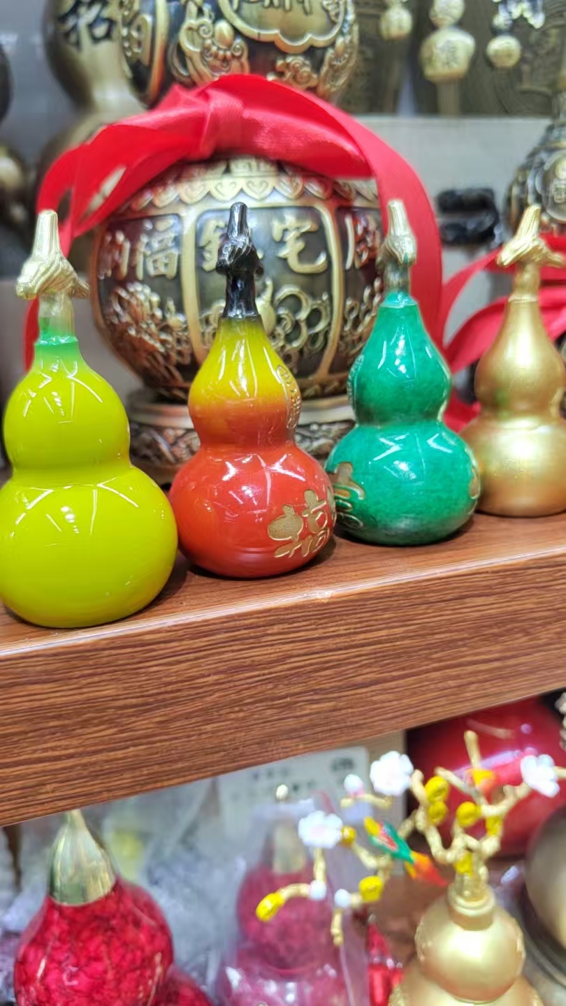 工艺品礼品工艺品手工艺品山椒辣椒纯铜镶嵌精致工艺手工制作暴富葫芦