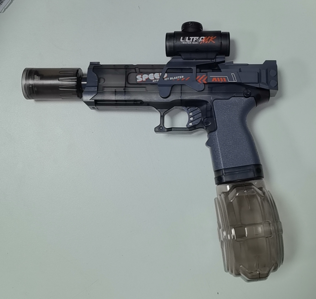 The popular light electric water gun for children, high-speed continuous firing and interlocking reloading water gun toy, 2025 new model The popular light electric water gun for children, high-speed continuous firing and interlocking reloading water gun toy, 2025 new model