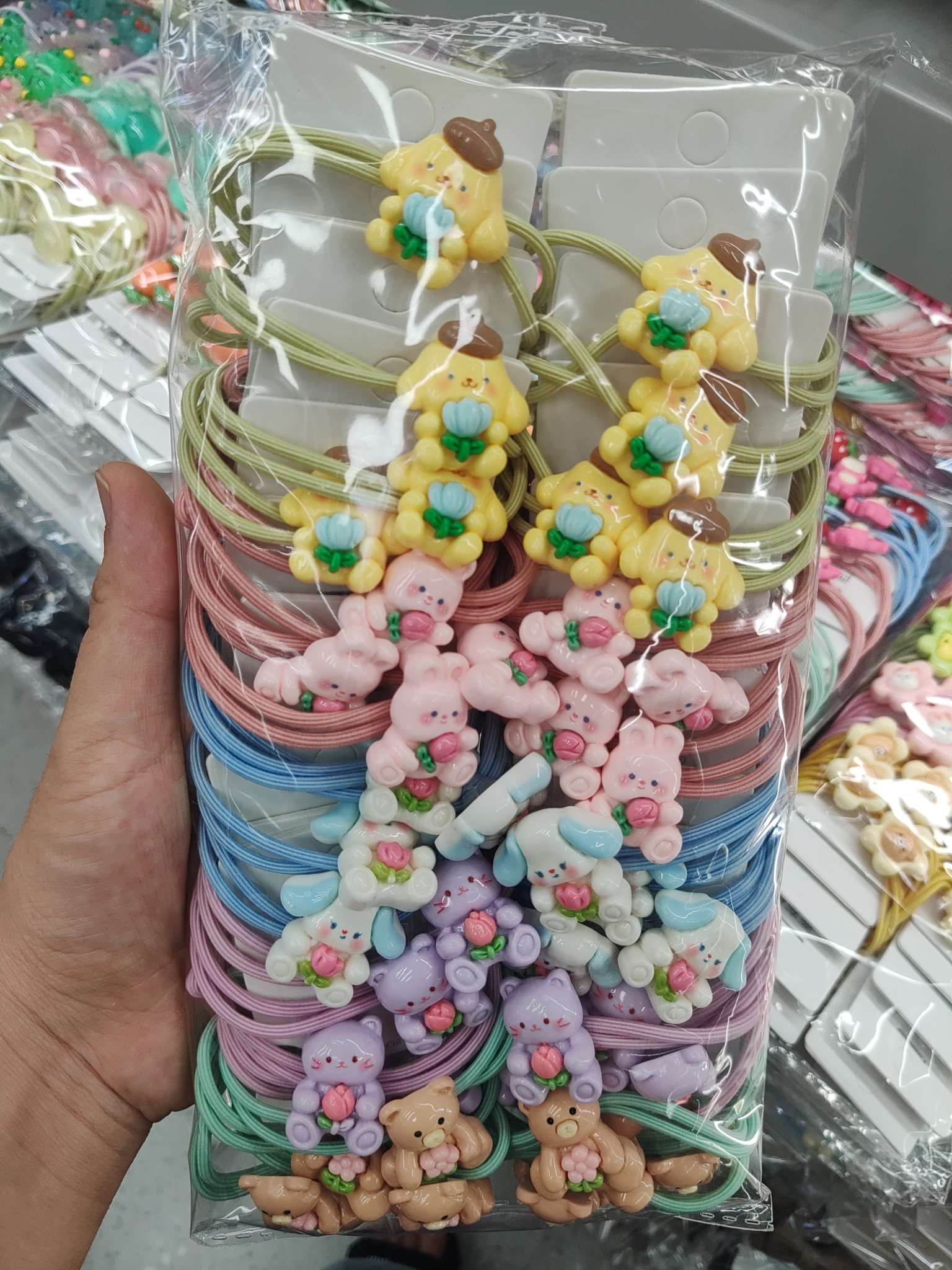 时尚发圈基础发圈头绳头饰发饰品简约百搭学生发圈素圈潮流款成人用品西布伦发布新款头绳饰品头绳饰品发圈网络爆款皮筋 头绳饰品详情图5