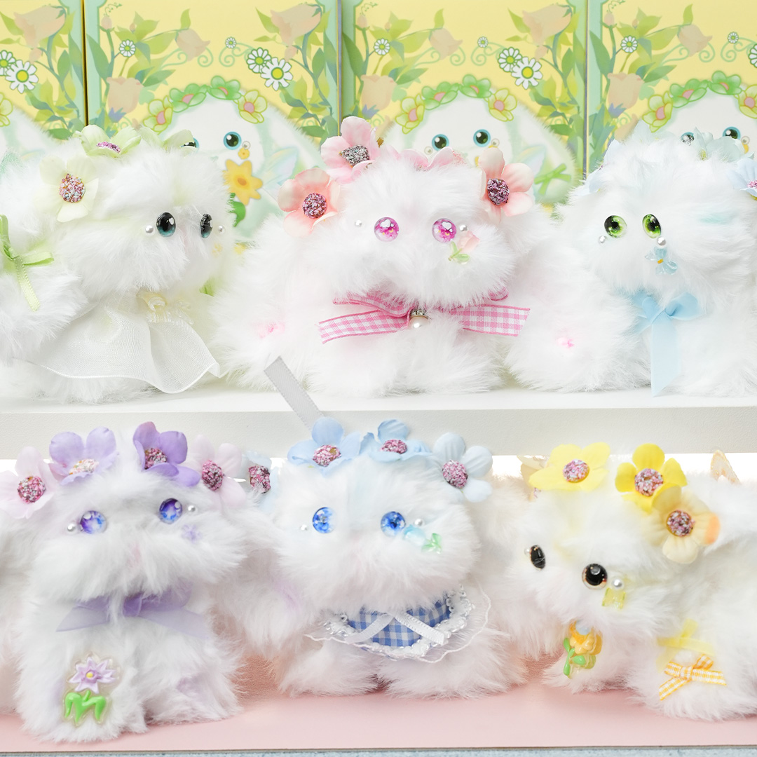 Flower Fairy Little Rabbit Handmade DIY Twisty Stick Blind Box, Cute homemade Little Rabbit material pack, needs to be done by yourself, suitable for shopping malls and trendy toy stores