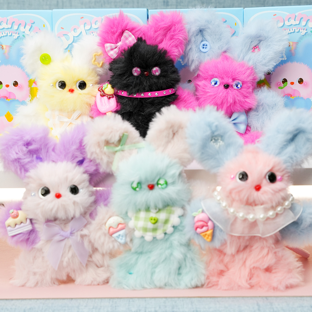 Dopamine Rabbit DIY Twisty Stick material Pack Blind Box can be used as a pendant to hang on the keychain of the bag. It needs to be made by yourself. One box contains 6 pieces