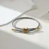 Crystal bracelet, Korean style fashionable jewelry for women, simple and versatile bracelet accessories, couple bracelets, trendy styles Specification image