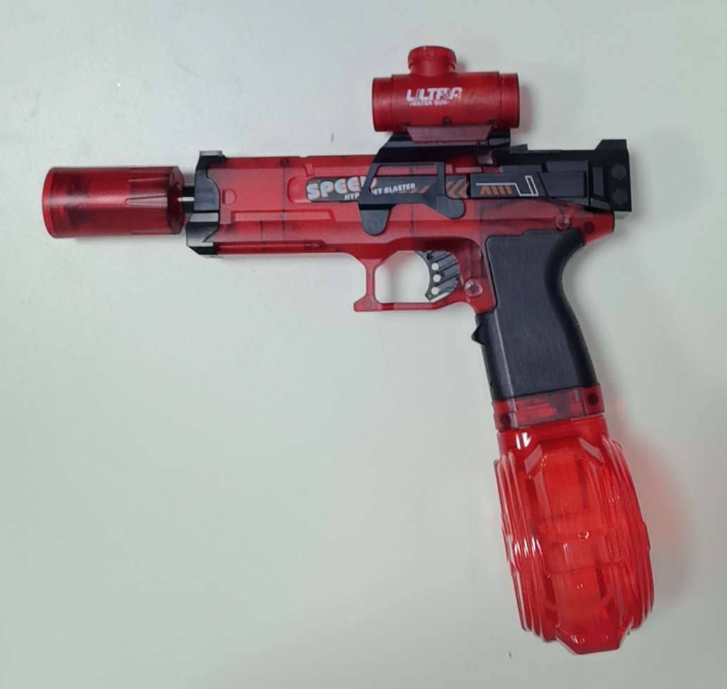 The popular light electric water gun for children, high-speed continuous firing and interlocking reloading water gun toy, 2025 new model Specification image