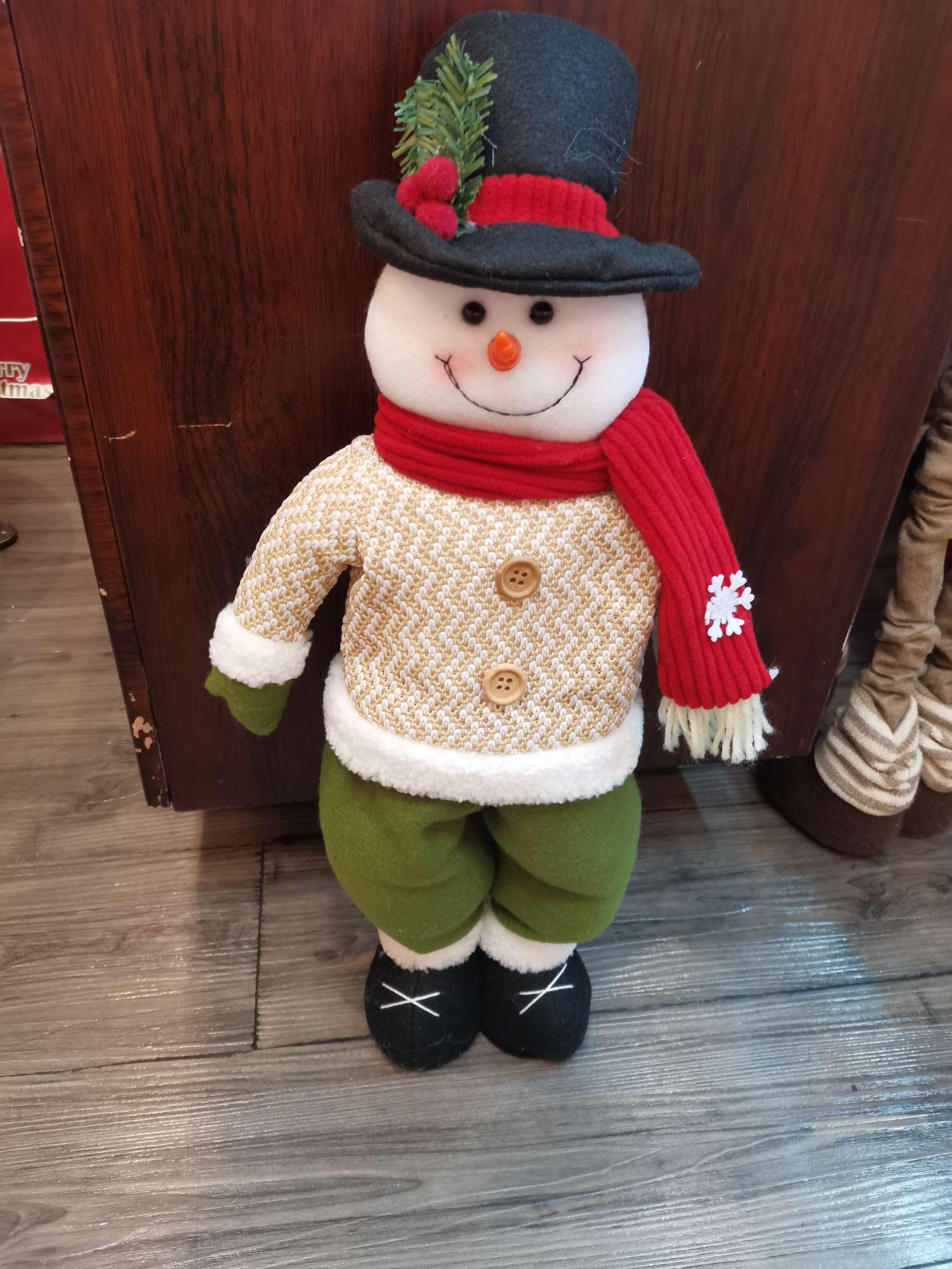 0917男款 女款 雪人 家居摆件圣诞装饰工艺品产品图