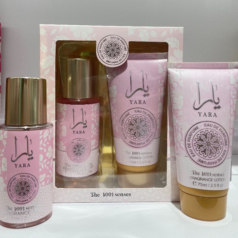set YARA Fragrance Mist+ Body Lotion 80ML Fragrance mist +75ML fragrance Lotion set Item Picture