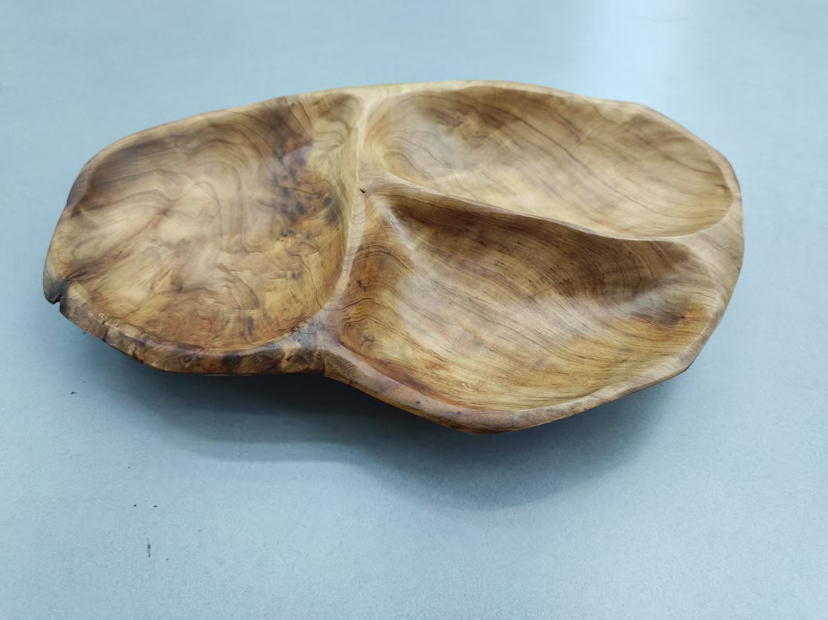 木头中式提篮茶点心架果盘展示架摆台创意木质餐具水果托盘木果盘工艺品摆件