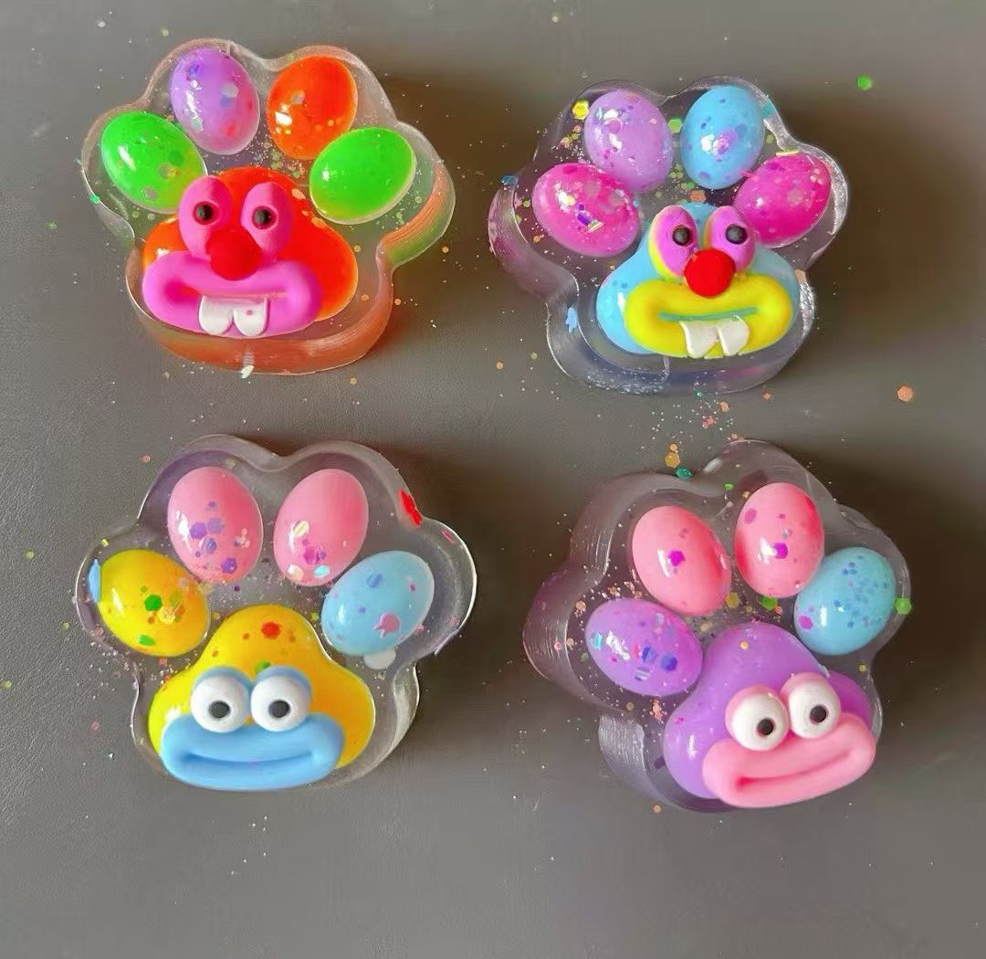 儿童卡通沐浴球婴儿玩具浴室玩具宝宝洗澡玩具柔软趣味防滑适用0岁以上