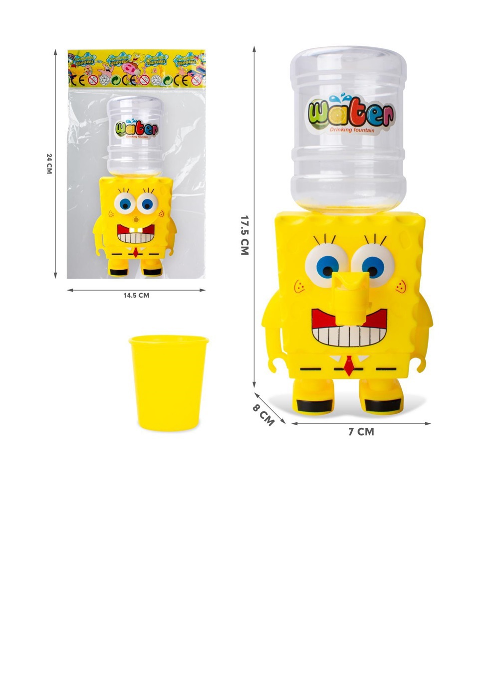 TI50546 SpongeBob SquarePants Water Dispenser Item Picture