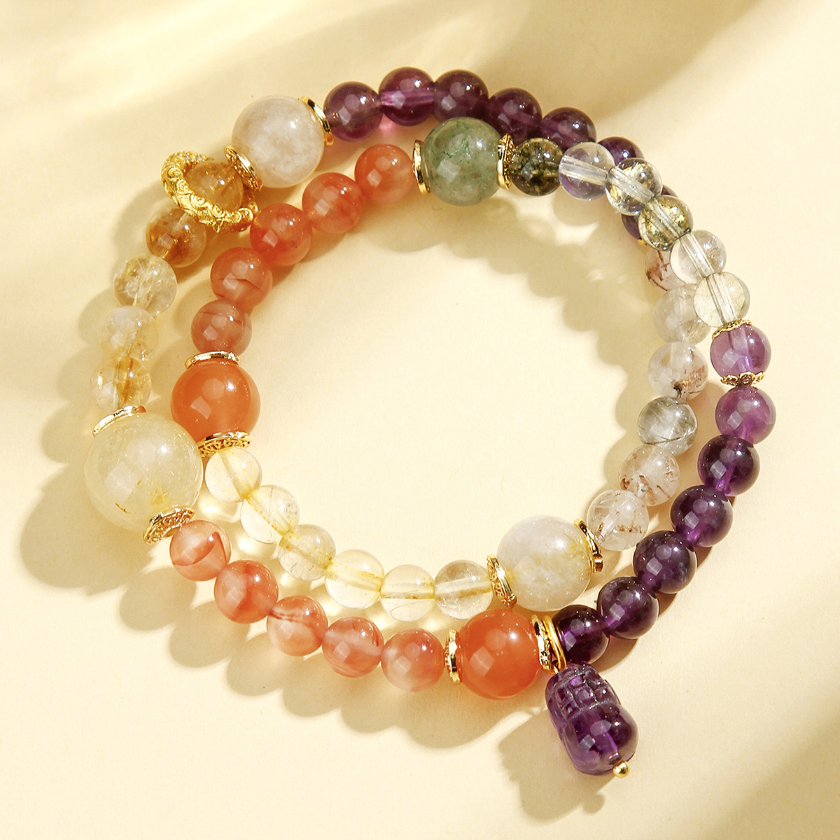 天然白水晶手链 时尚手串 送礼好物 男女通用款手串手串手串手串水晶手串