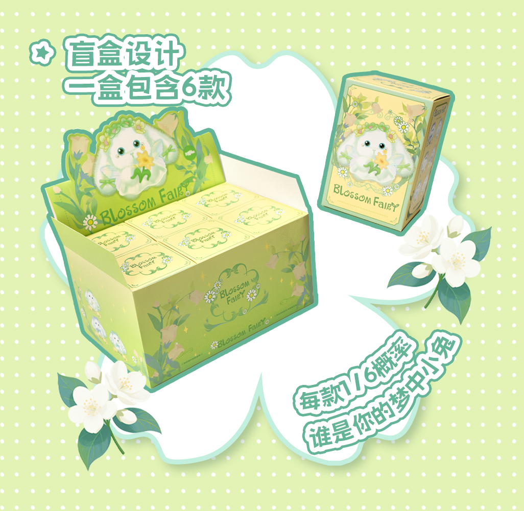 花仙子小兔 手工DIY扭扭棒盲盒 可爱自制小兔兔材料包 需要自己动手 适合商场和潮玩店详情3