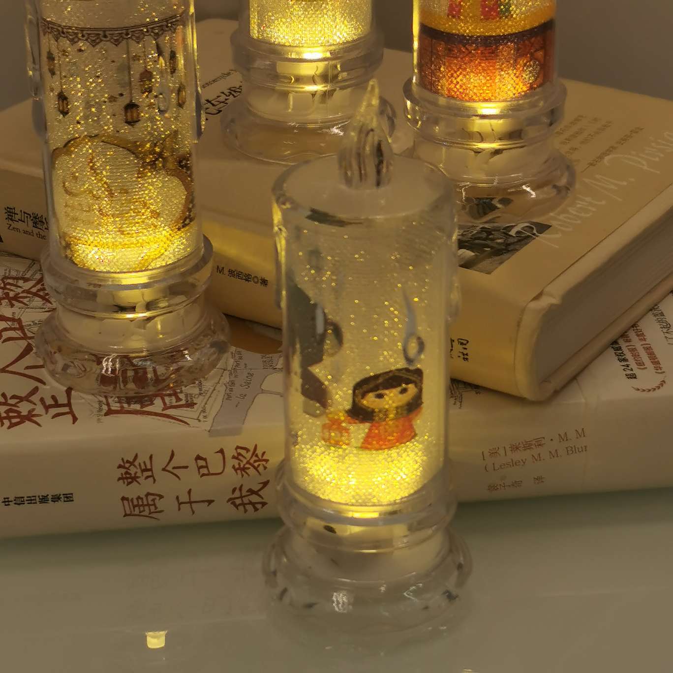 宗教款流泪尖头带底小茶蜡中号LED电子蜡烛灯