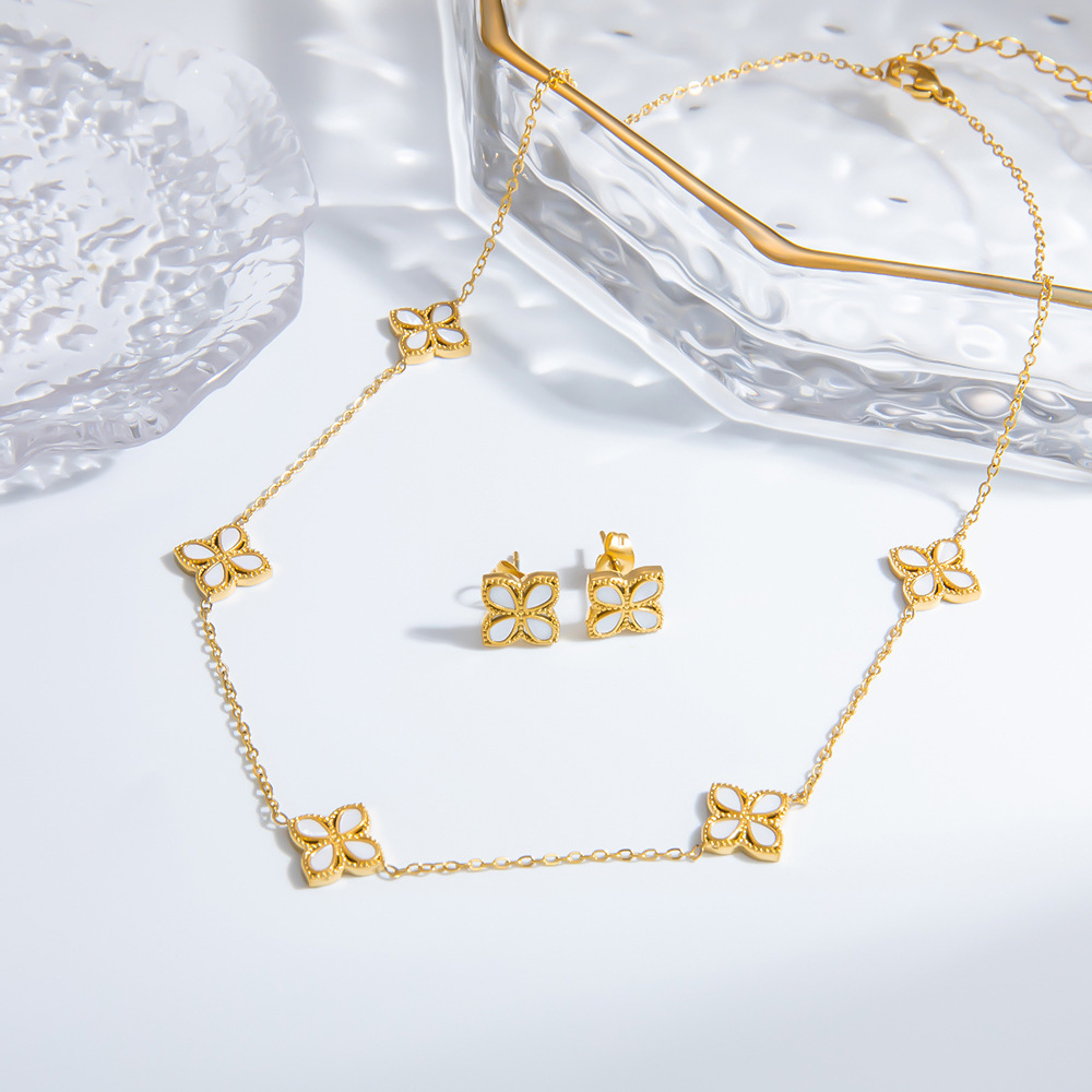 外贸不锈钢套装，流行饰品