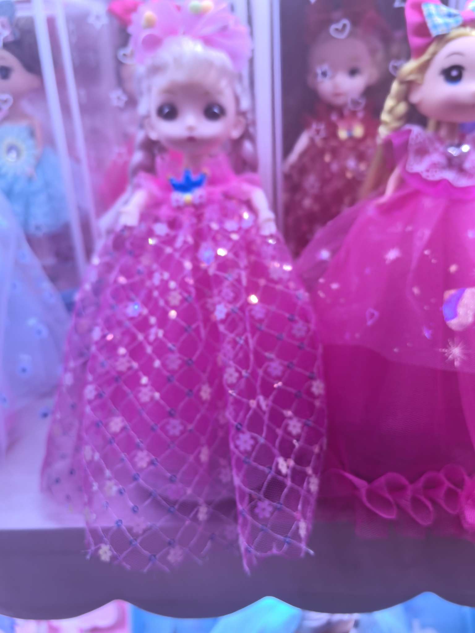 芭比娃娃时尚换装精品儿童玩具钥匙扣卡通毛绒玩具中国特色娃娃公仔配件，艾妮娃娃，米雪儿娃娃，智能娃娃，潮玩娃娃，钥匙扣娃娃详情图2