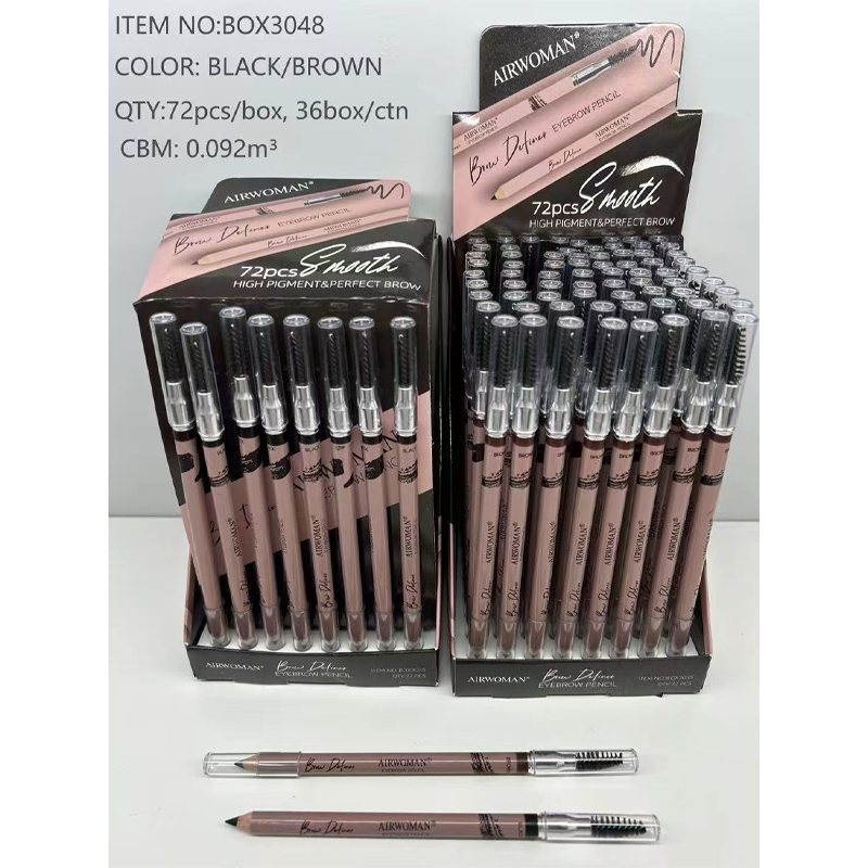  欧迪双头眉笔定制贴牌防水防汗不脱色不晕染眉笔定制oem加工