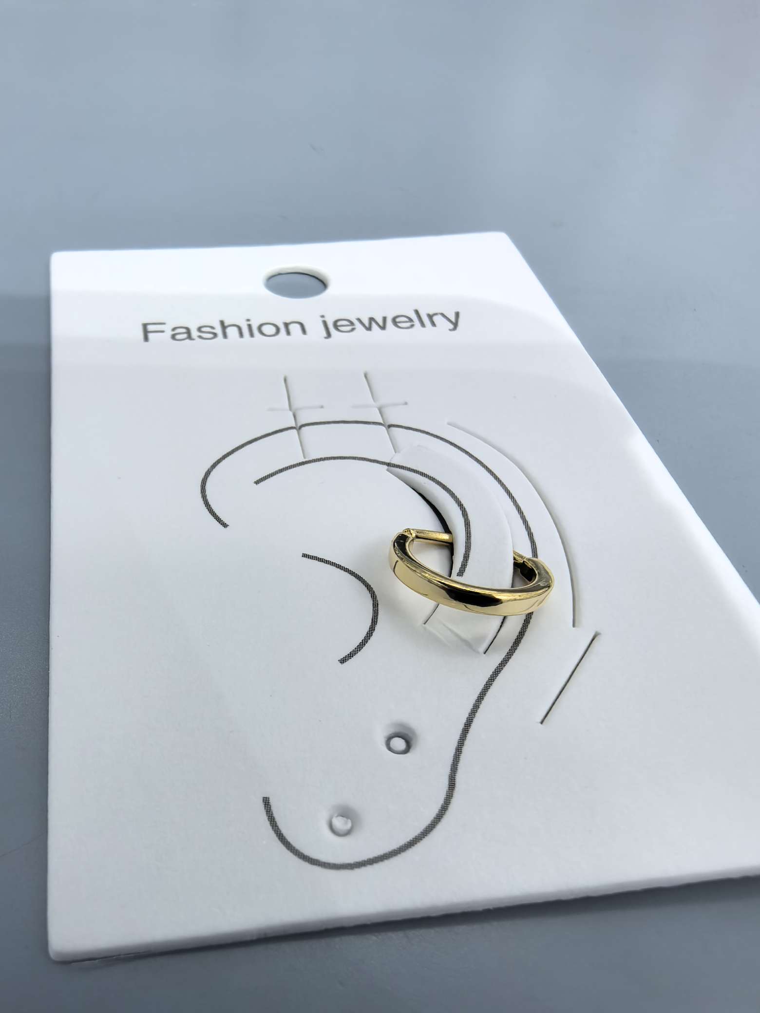 
畅销款鼻环耳环两用穿刺饰品，黄铜电镀真金防过敏，无铅无镍无镉热卖款耳饰详情图3