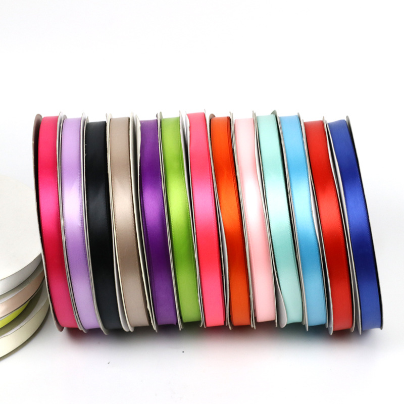 Yibei clothing Accessories: Hot-selling polyester tinted ribbons, silk ribbons, satin ribbons, webbing, gift packaging, DIY hair accessories, encrypted ribbons. Factory direct supply