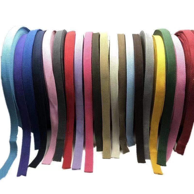 涤纶棉带现货纯色涤棉织带平纹织带牛仔裤腰带服装鞋材