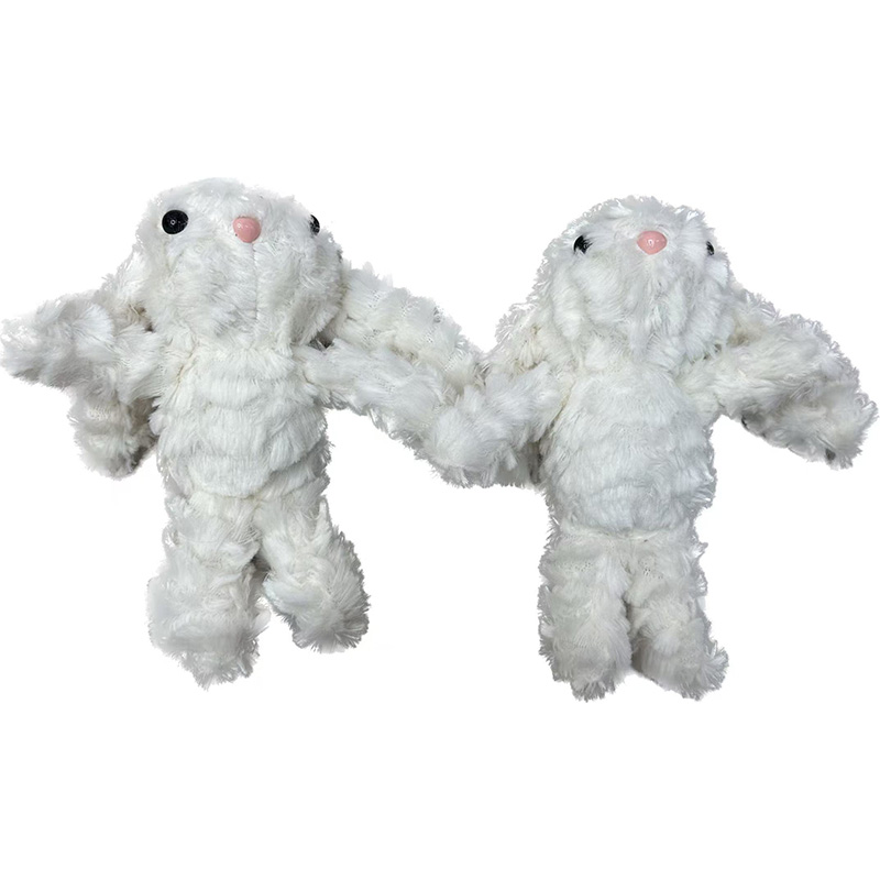 Long-haired rabbit plush long-eared rabbit animal plush toys, souvenirs, ins creative dolls, cartoon accessories, pendants, plush figurines, keychains, cloth dolls, cute decorative gifts, claw machine factory direct sales Item Picture