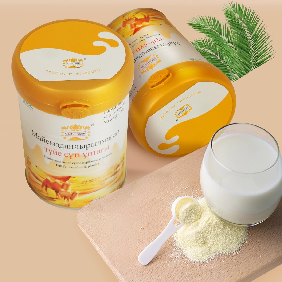 Free shipping wholesale of original imported nutritional camel milk powder, Kazakhstan Golden Camel whole Fat Camel milk Powder 300g Specification image