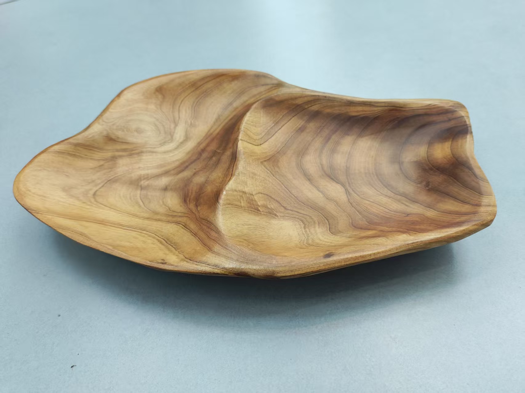 实木果盒/越南零食/塑料电镀果盘/水晶球碎石金字塔/托盘摆件细节图