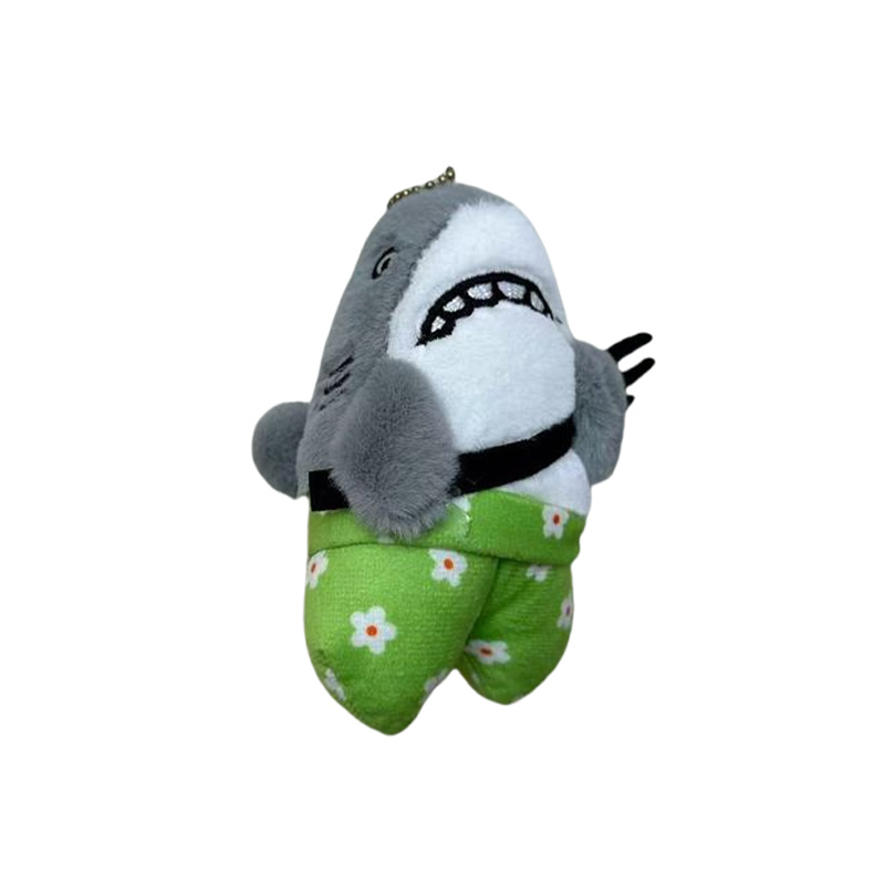 Shark carvings, shark honey, shark forks, parodies, plush toys, creative dolls, cartoon accessories, plush figurines, keychains, cloth dolls, cute decorations, gifts, claw machine factory direct sales Item Picture