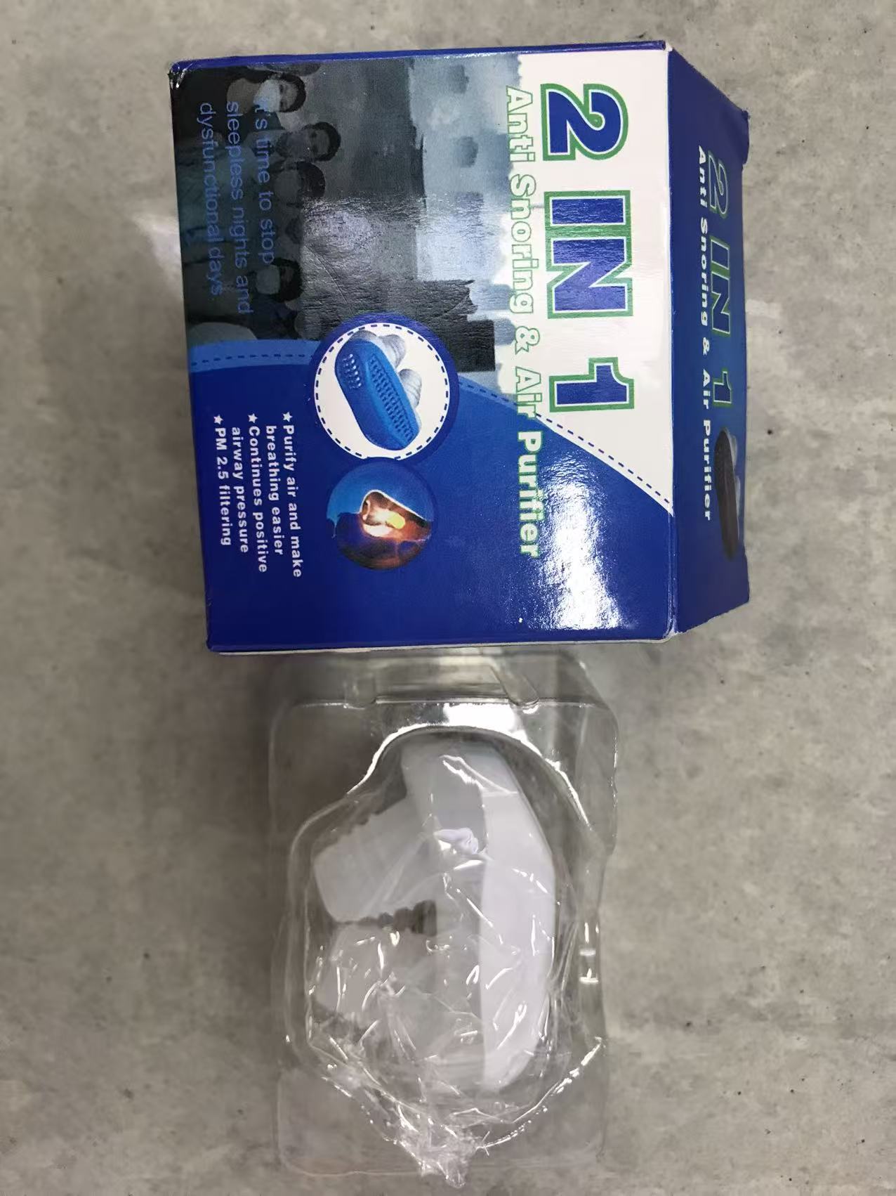 جهاز تهوية النوم لمنع الشخير 2IN1. details Picture