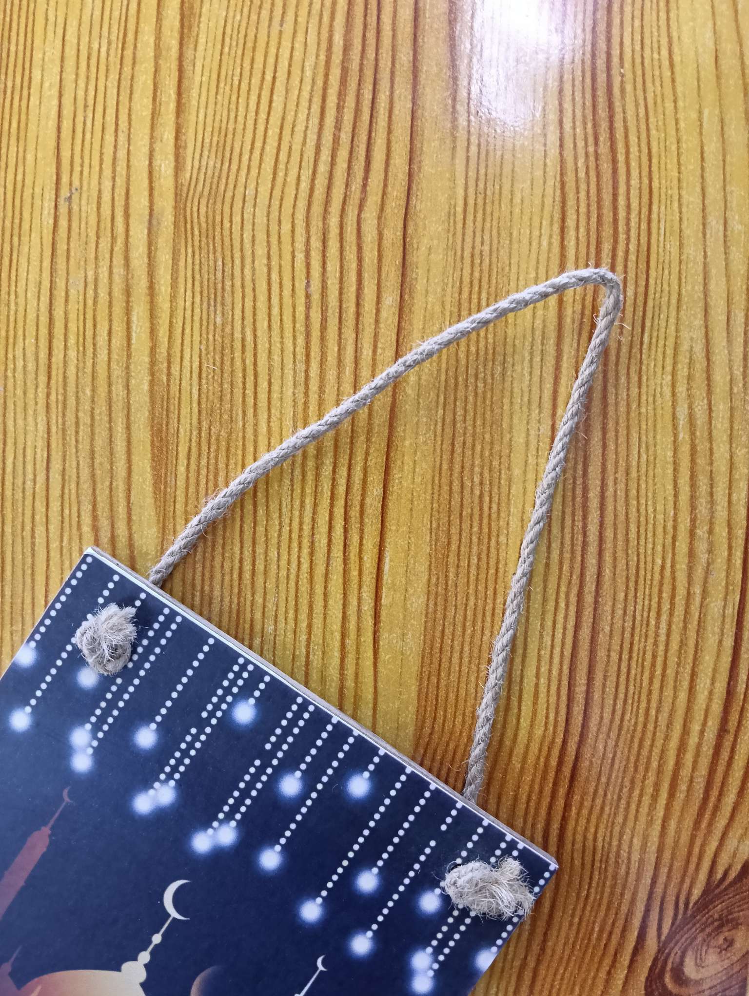 精品木制板斋月挂件产品图