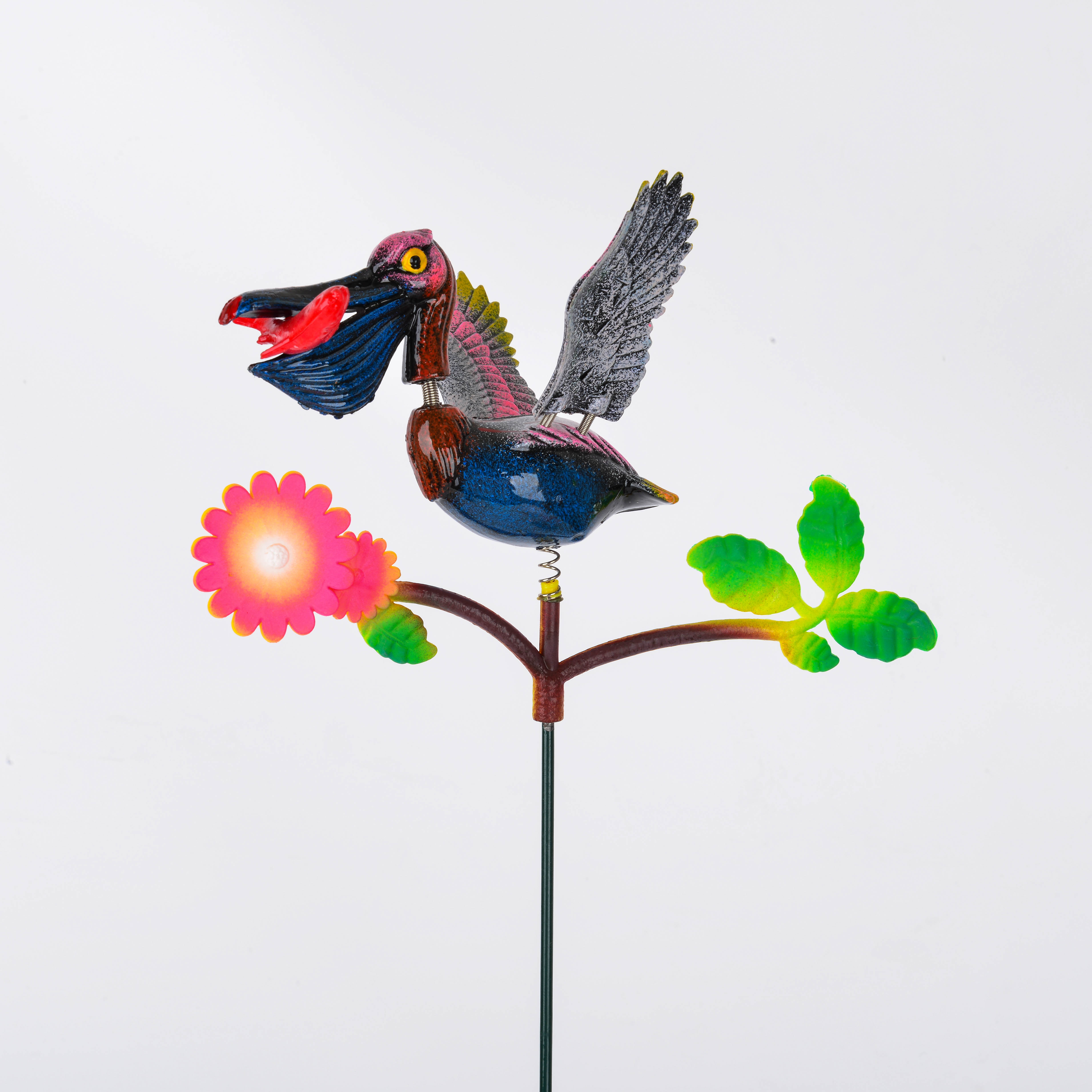 New outdoor branch flower fish pelican garden plug-in garden flower bed decorative handicrafts Application Scenario