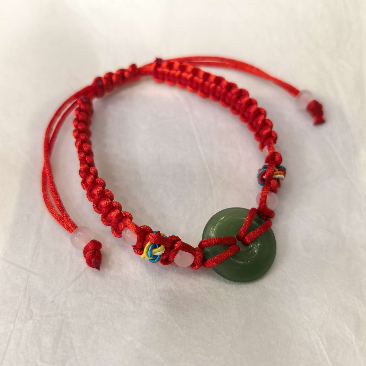 手编红绳平安扣饰品批发男女情侣款详情图4