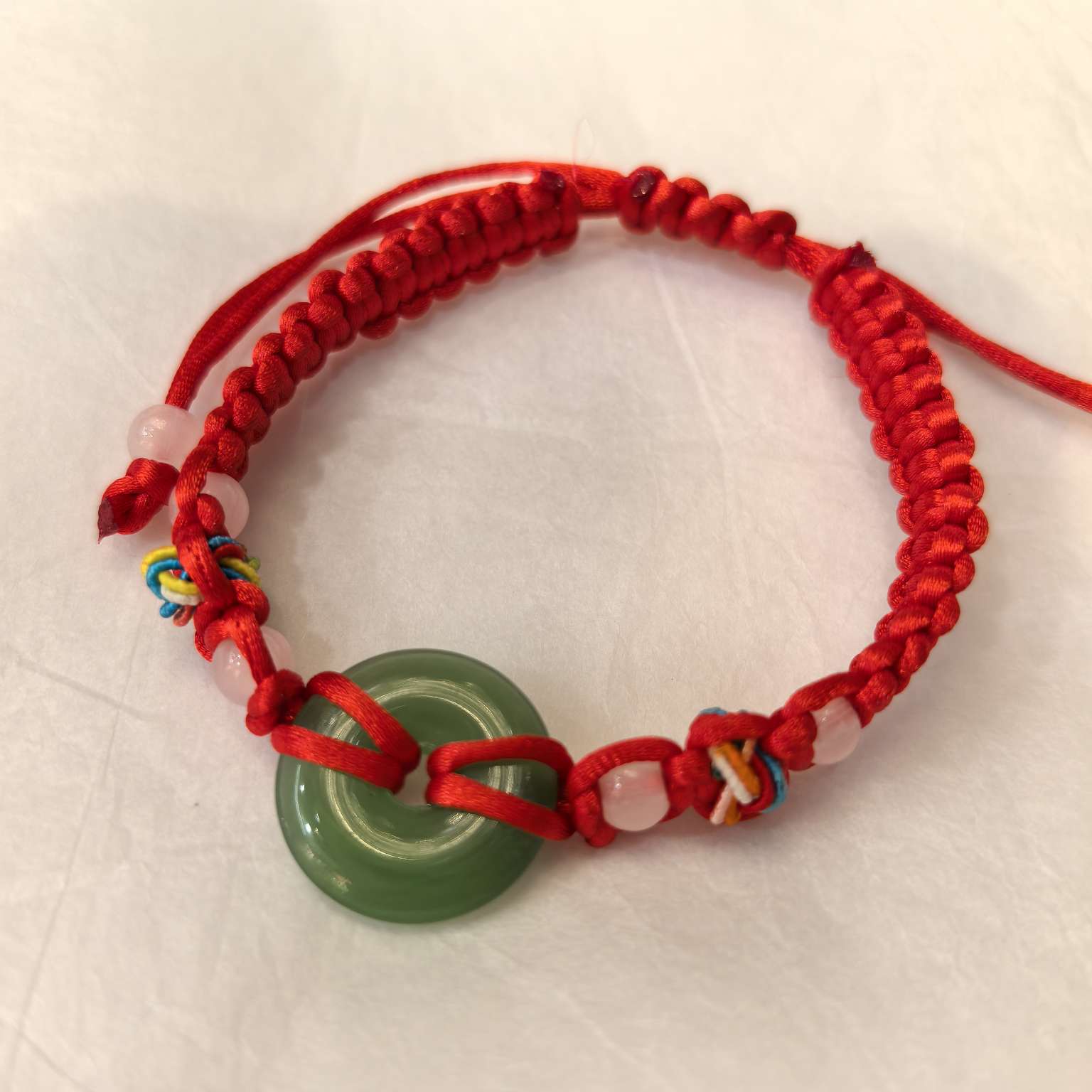 手编红绳平安扣饰品批发男女情侣款详情图3