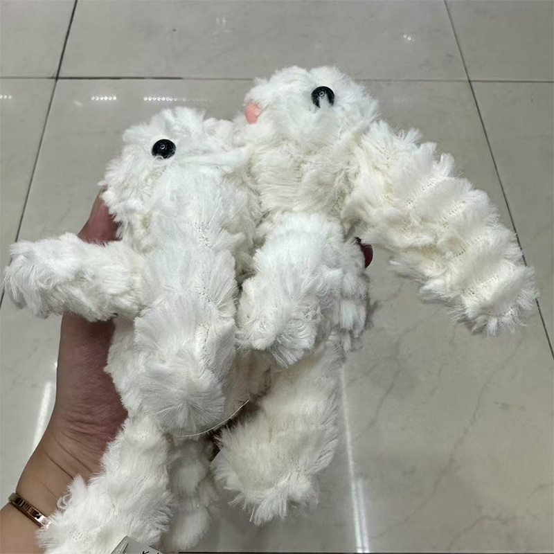 Long-haired rabbit plush long-eared rabbit animal plush toys, souvenirs, ins creative dolls, cartoon accessories, pendants, plush figurines, keychains, cloth dolls, cute decorative gifts, claw machine factory direct sales Specification image