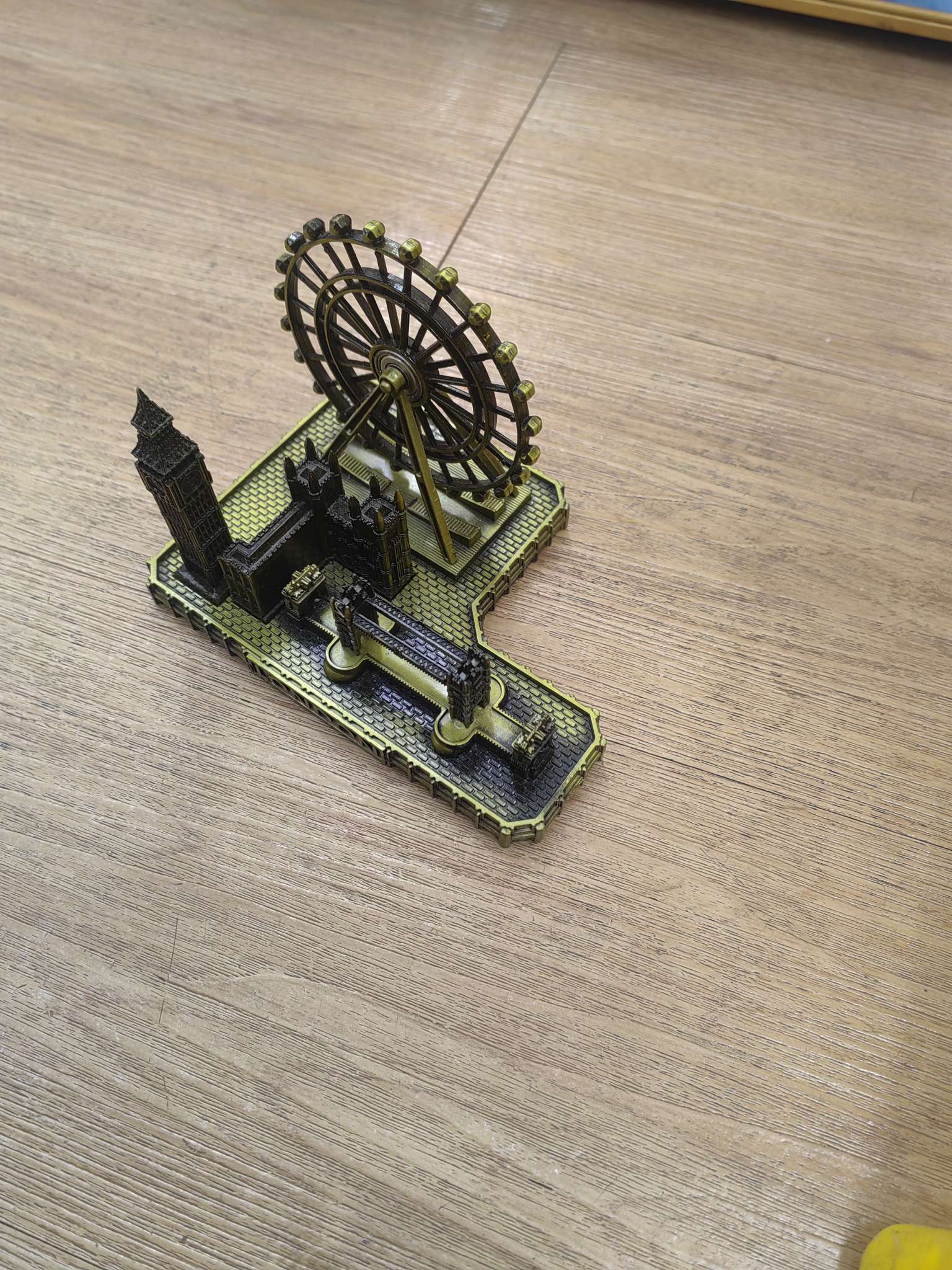 山鬼钱纯铜聚宝盆金属工艺品礼品黄金手机贴收藏摆件工艺品细节图