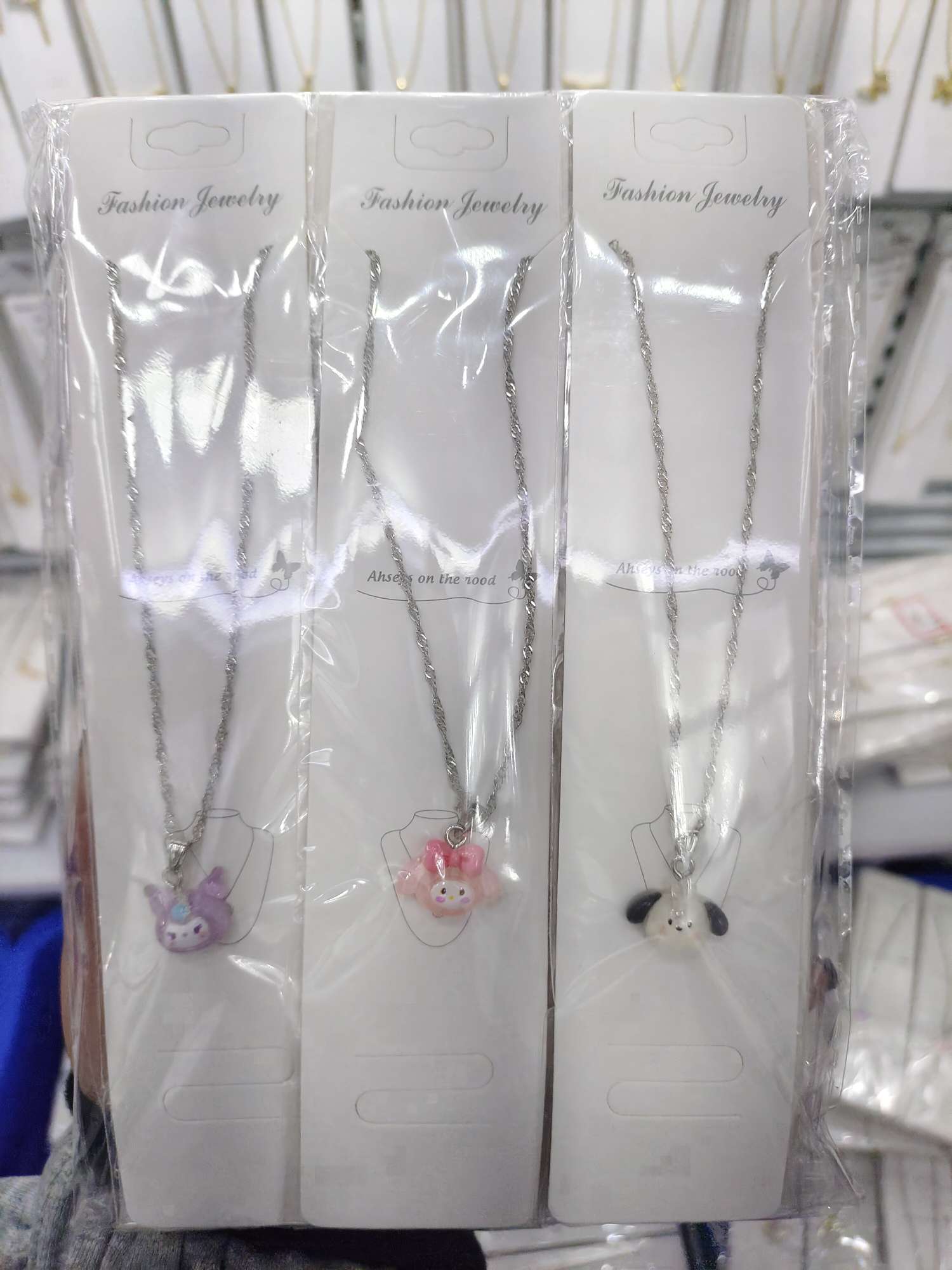 进口沙金古巴链项链酒杯款饰品大号时尚潮流进口饰品精品详情图9
